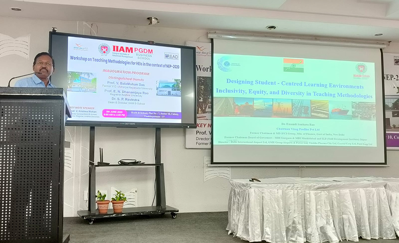 Invited as a Speaker at IIAM Vizag
