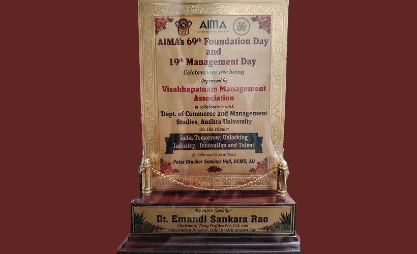 India Tomorrow: Igniting Industry, Innovation, and Talent at AIMA’s VMA Chapter Keynote