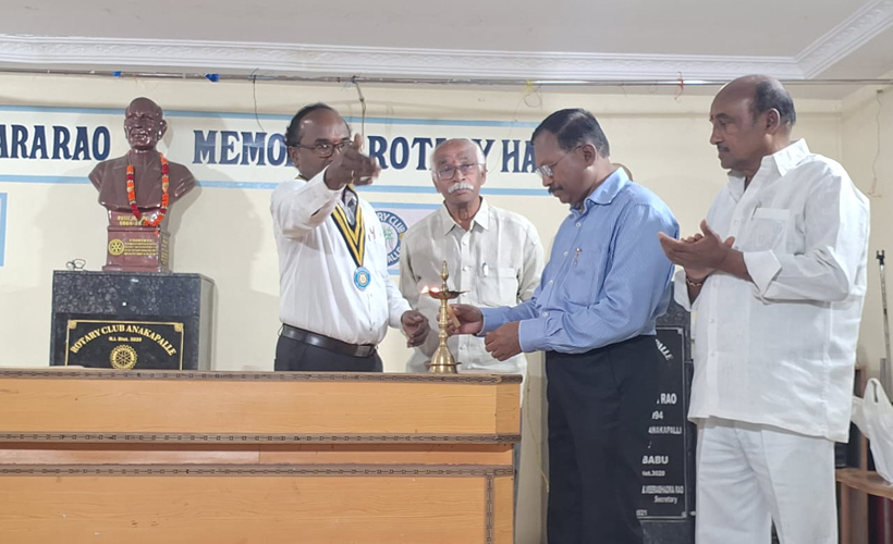 Invited As a Chief guest and Speaker by Rotary Club