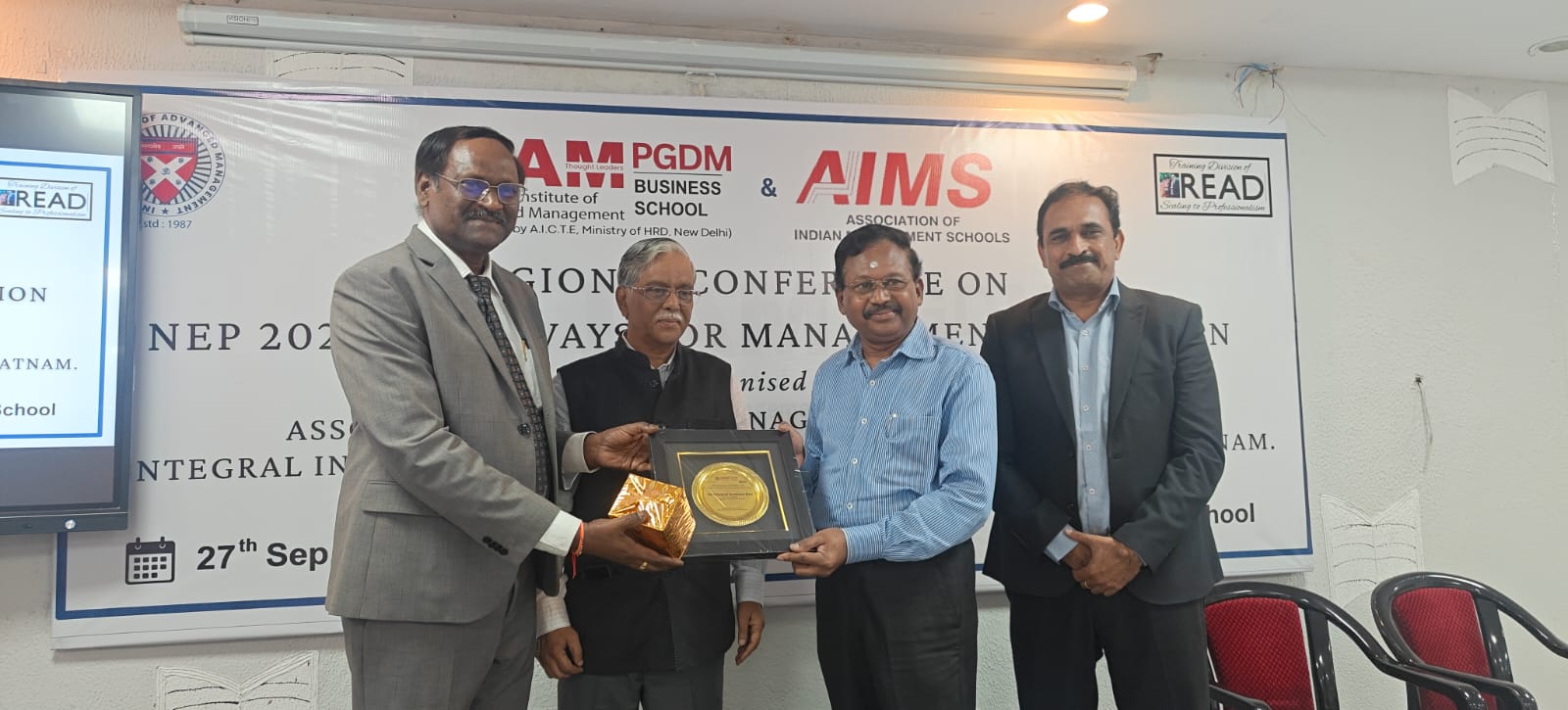 I was invited to a conference of Management Institutions